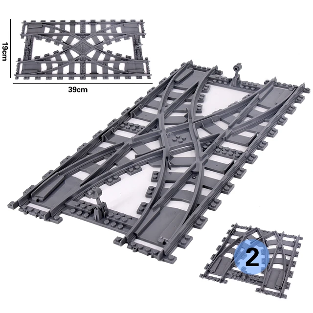 Trains urbains Voies flexibles Fourchu Droit Courbe Rails