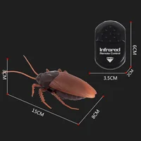 Prank Insects Joke Scary Trick Toys Infrared Remote Control Spider Cockroach Animal Toy Remote Control Toy for Children Gifts