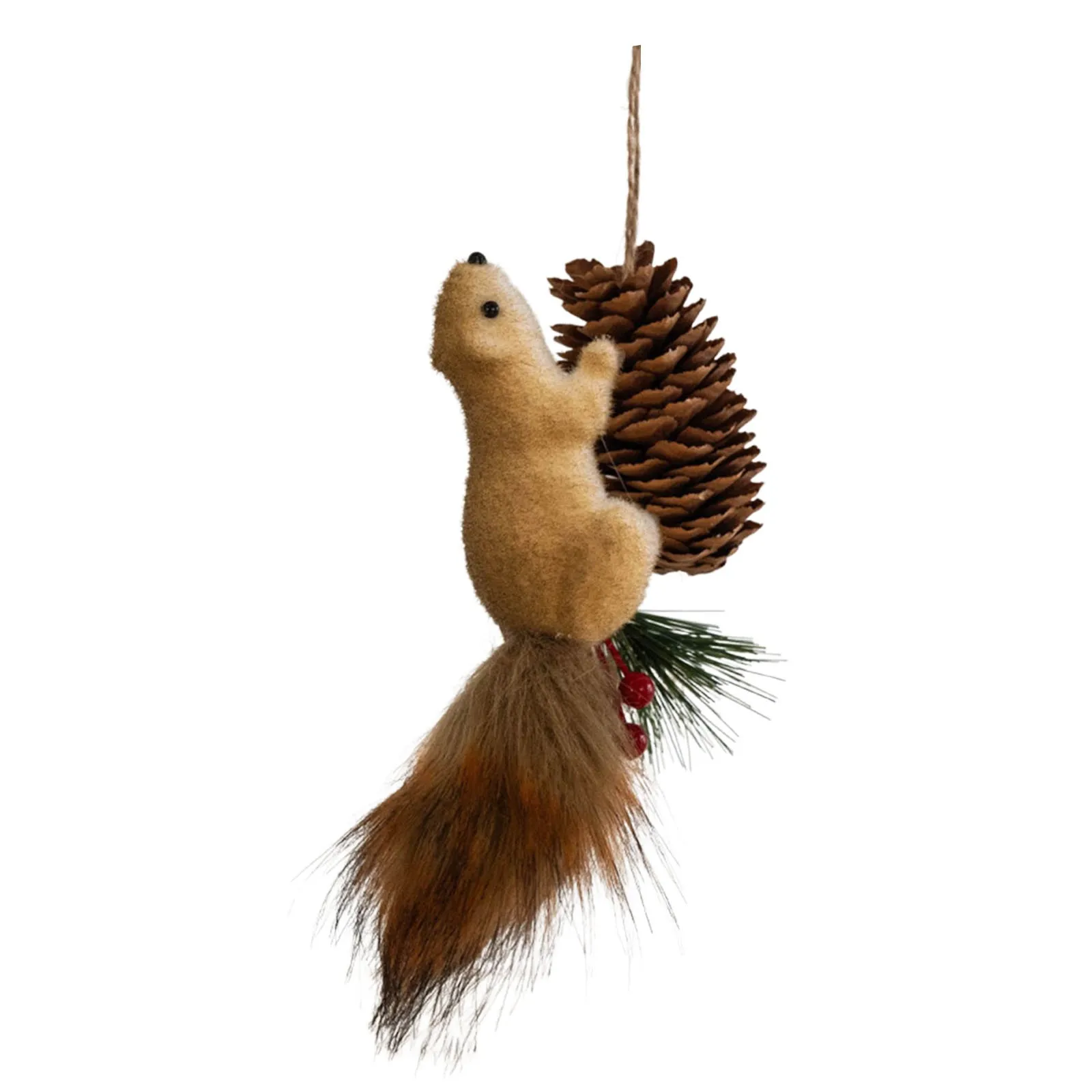 Christmas Stuffed Squirrels Bulk 5 Inch Small Plush Squirrels Toys Christmas Tree Ornaments Gifts Birthday Party Favors 4