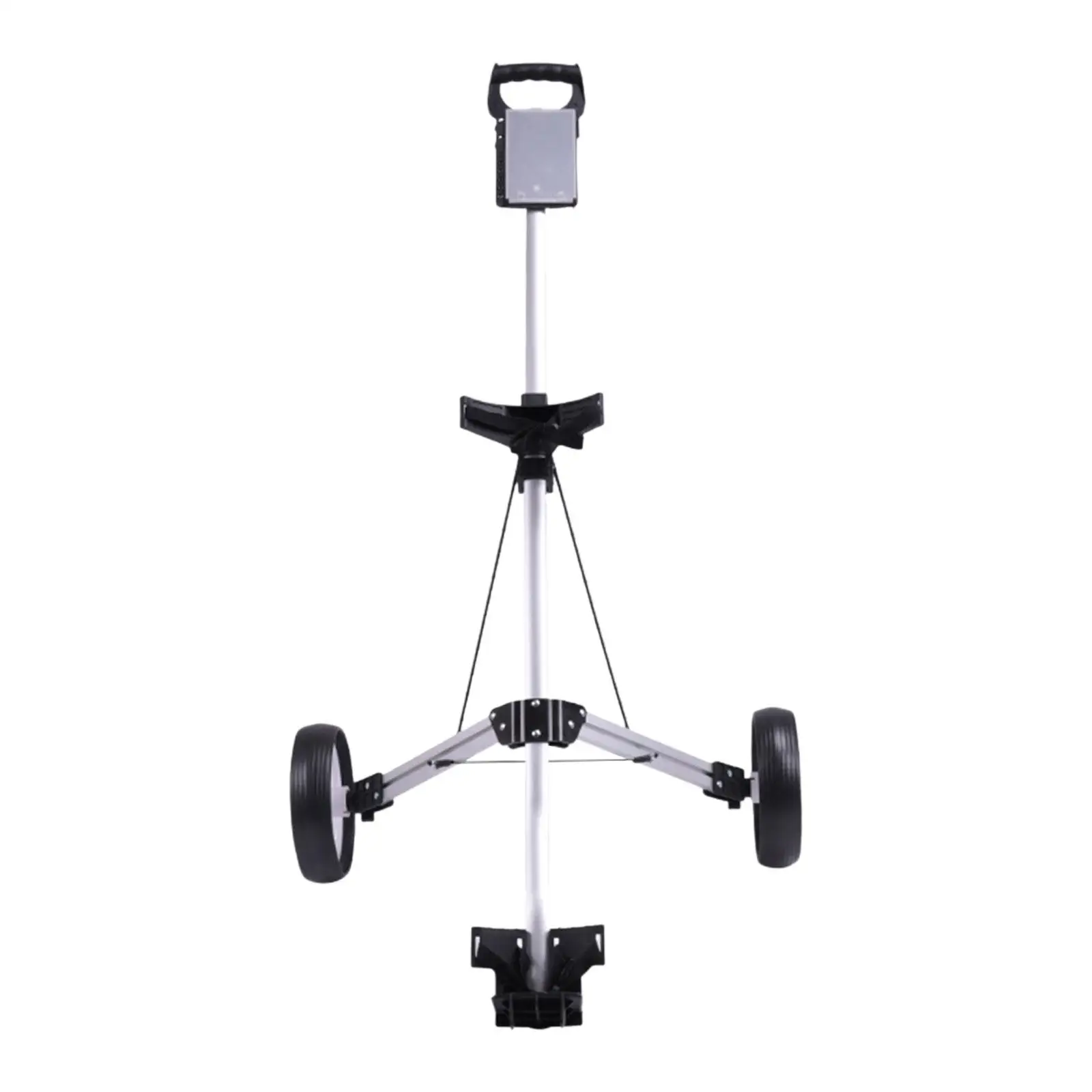Golf Push Cart Lightweight with Scoreboard Foldable Aluminum Alloy Caddy Cart for Training Women Men Outdoor Golfers Golf Clubs