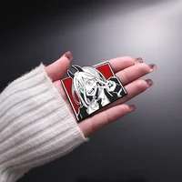 Chainsaw Man Metal Badge Japanese Anime Power Enamel Pin Brooch Cute Girl Cartoon Lapel Pins Emblem Fashion Jewelry Accessories 3