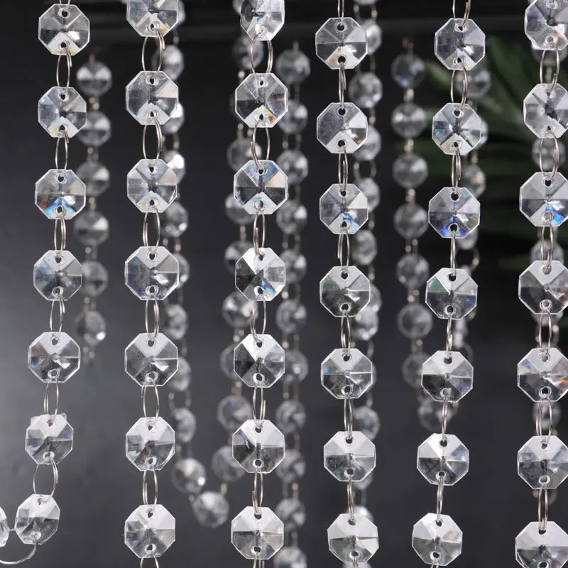 1Meter 14MM Acrylic Bead Strands for Party Decor