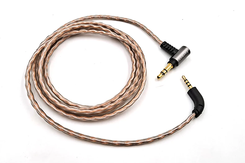 For B&W P9 Earphone Replaceable 4.4mm 3.5mm 2.5mm Balanced Single Crystal Copper Upgrade Cable