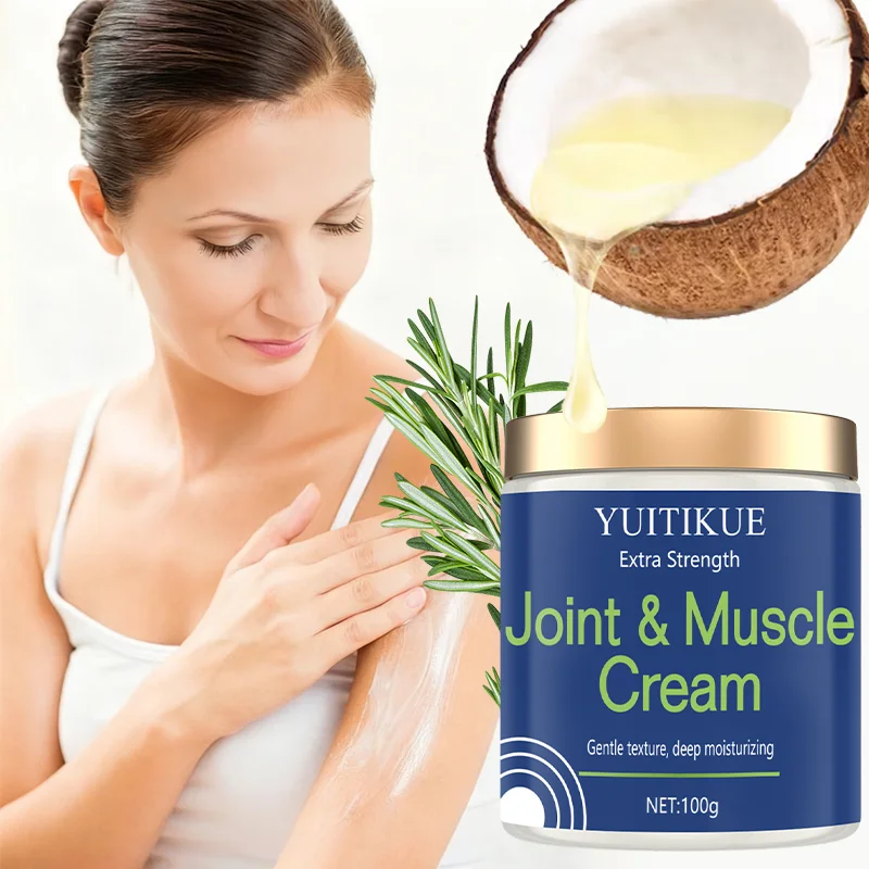 Joint and muscle cream with a gentle texture, deeply moisturizing, firming and lifting, suitable for all skin types