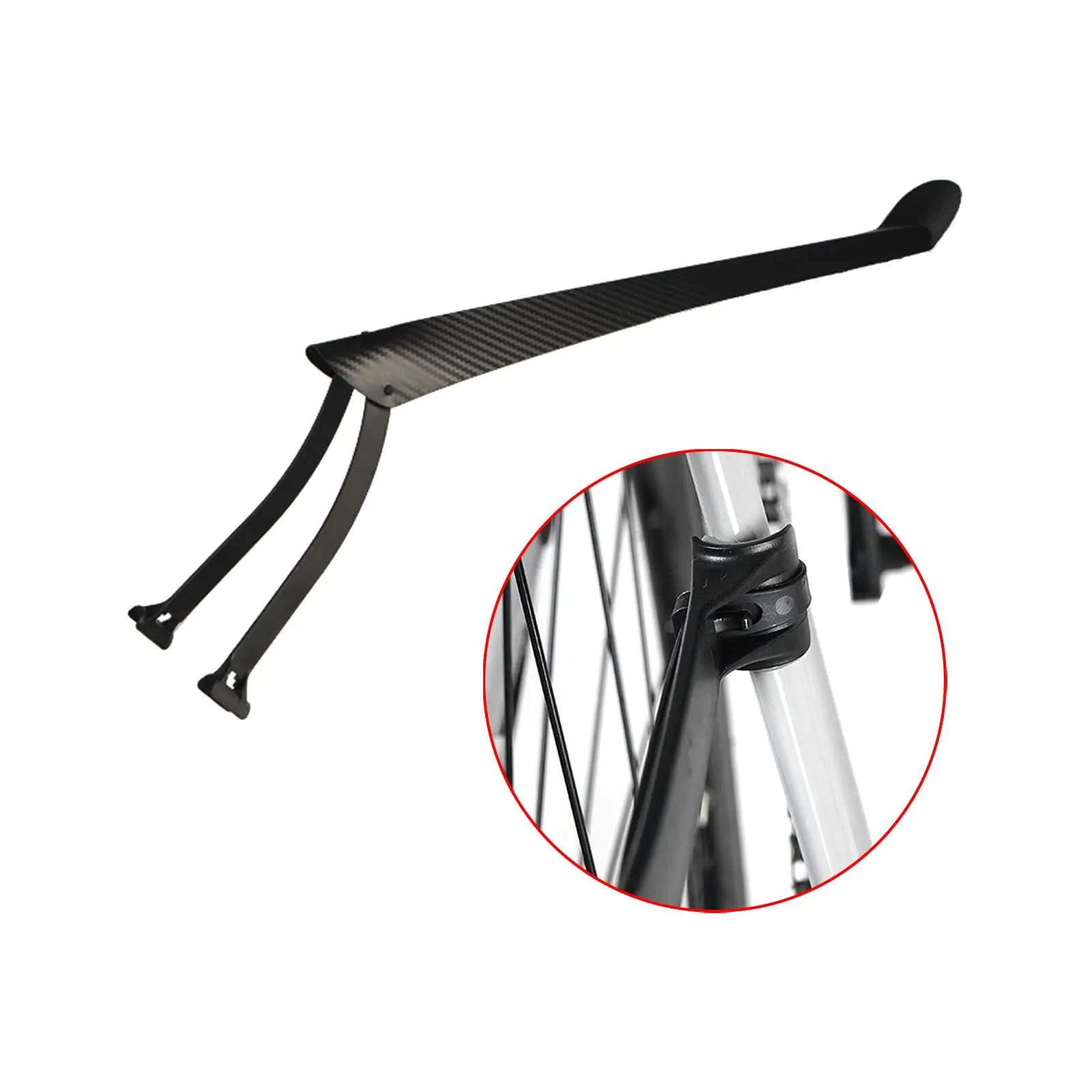 Lengthened And Wide Rear Mudguard for Road Bike, Bicycle Parts