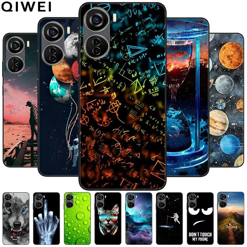 Cartoon Painted Soft TPU Silicone Back Cover