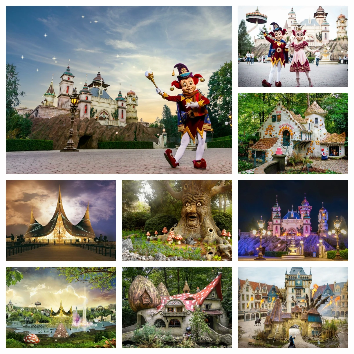 Netherlands Efteling Park Diamond Painting Fantasy Children's Paradise Landscape Cross Stitch Mosaic Picture Craft for Home Decor 5D diamond painting,diamond art painting kit,diamond painting set