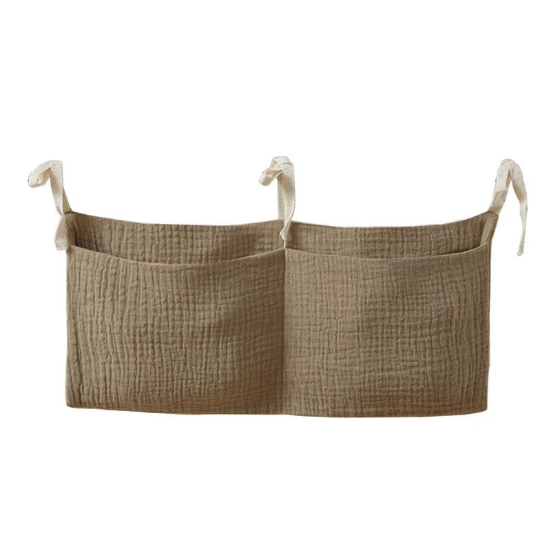 Portable Organizer Bag for Bedside Crib Nappy-Storage Bag Baby Cot Bedding Hanging Bag Newborn Hospital Bed Accessories