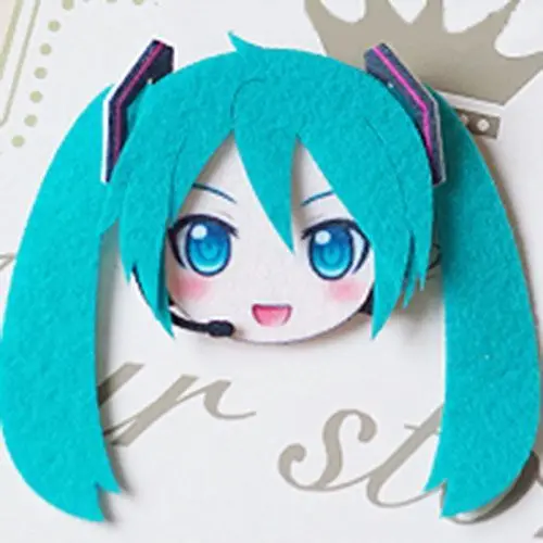 Kawaii Hatsune Miku Hairpin - Cute Anime-Inspired Headdress & Decor Gift