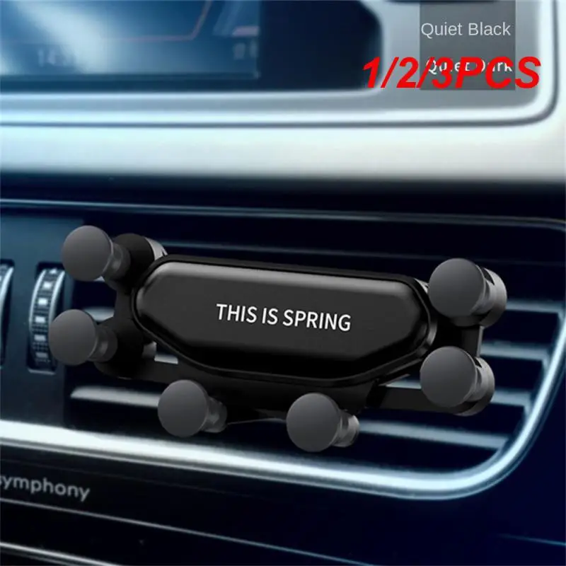 

1/2/3PCS Car Phone Holder Universal Gravity Vent Mount Clip Support Smartphone For iPhone 11 XS MAX Suporte