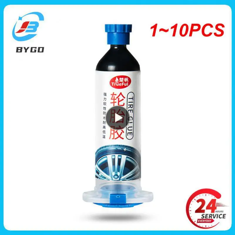 

1~10PCS 30ml Auto Tire Repair Adhesive Car Motorcycle Tire Repair Glue Side Hard Damage Glue Repair Strong Paste Crack Filling