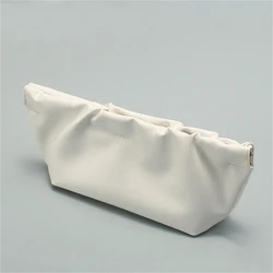 Elegant PU Leather Sunglasses Storage Box with Portable Design (WHITE)