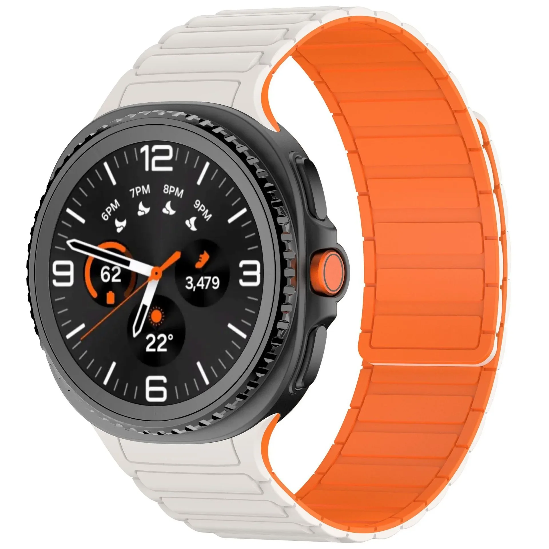 Seamless Magnetic Silicone Loop Strap - Premium Watch Accessory
