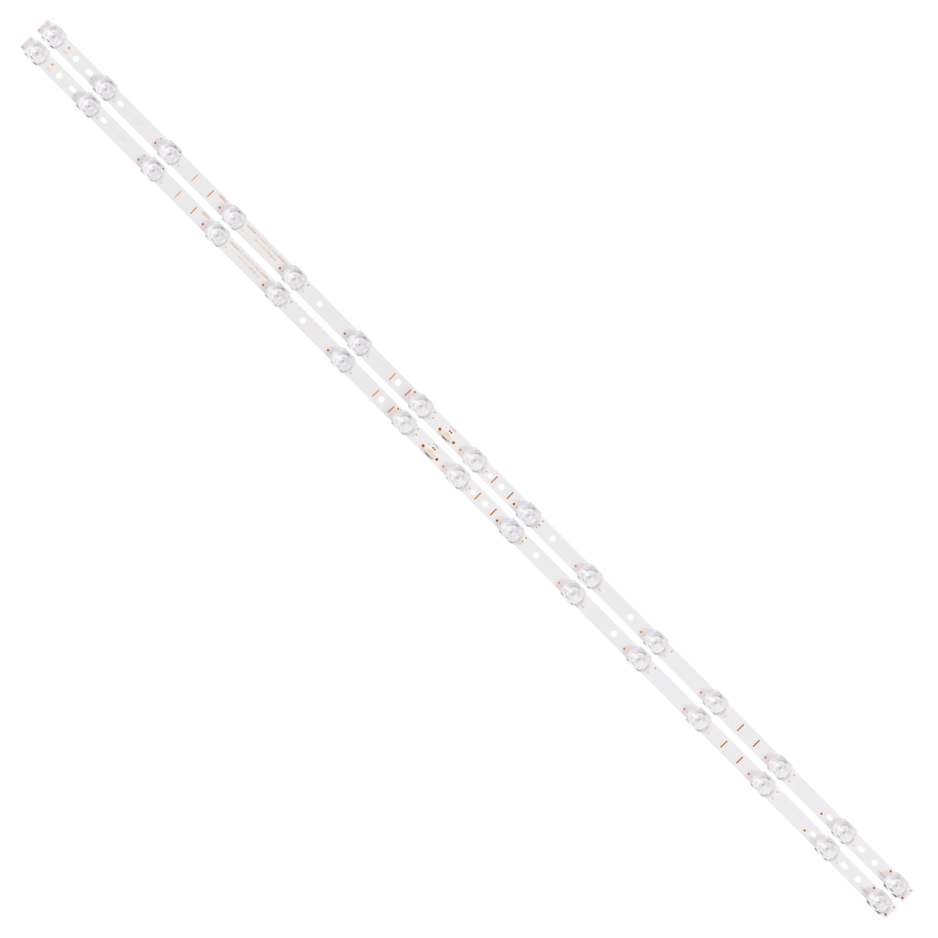 Tira de Retroiluminação Led para Tcl Lâmpada 15 55p715 55d8 0155v8-d15191221v4 4c-lb5515-pf02j