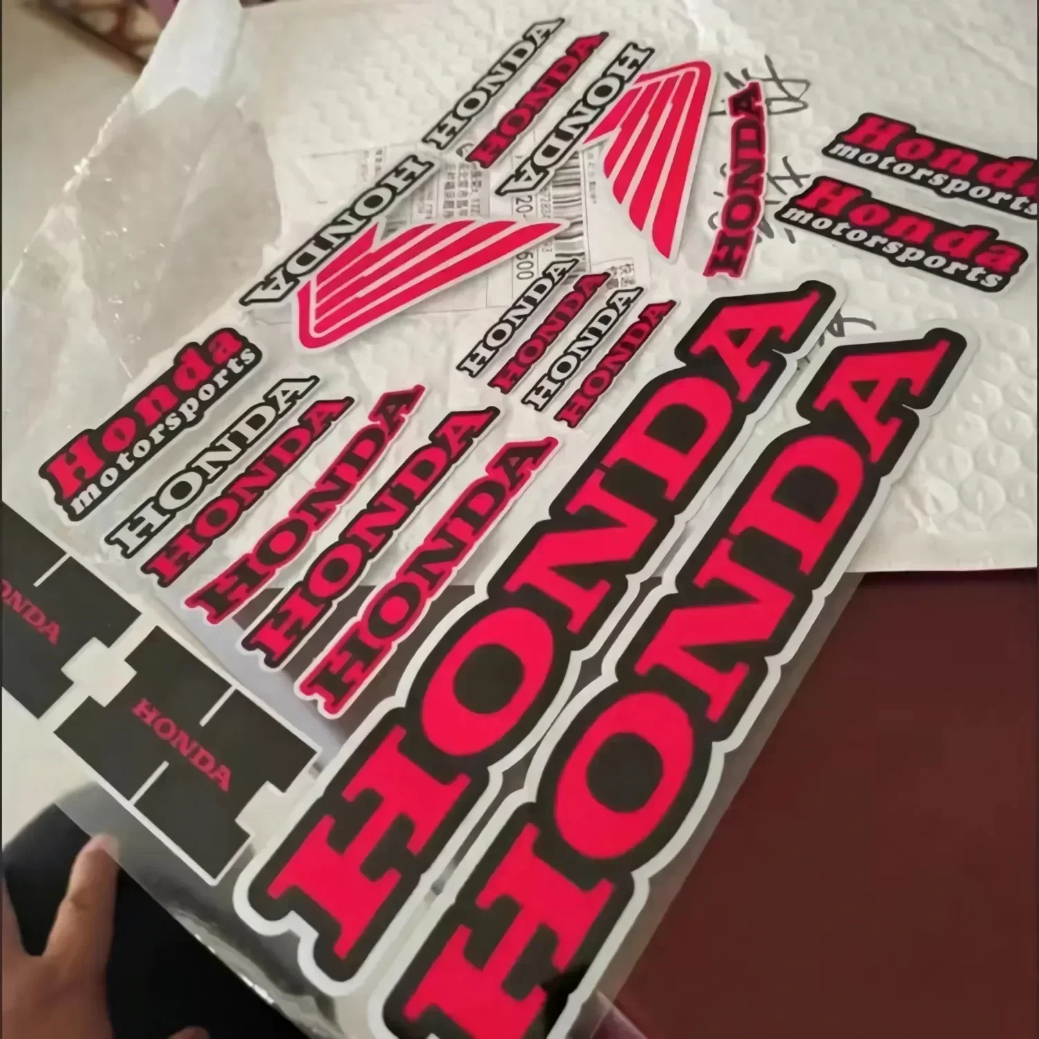 Motorcycle Stickers Motorcycle Side Strip Sticker Car Styling Vinyl Decal For HONDAS Motorcycle Sticker Reflective Stickers Car Decoration