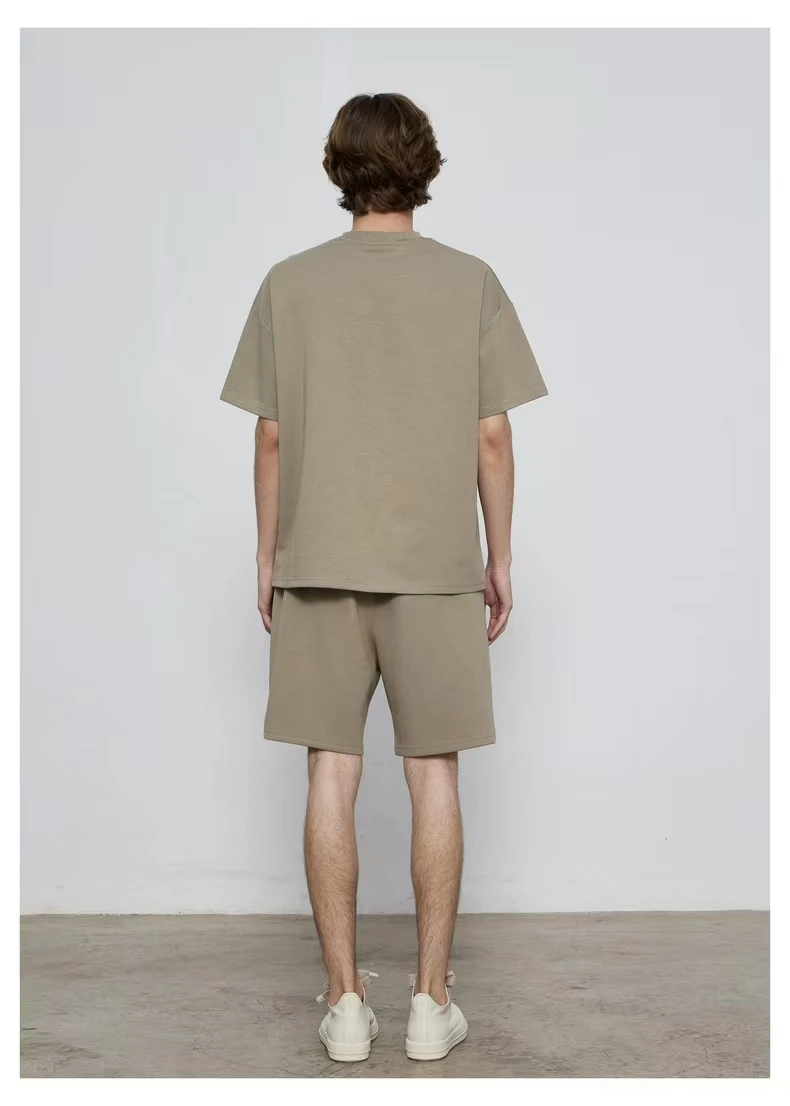 Sinonome basic t-shirt shorts cotton polyester material casual minimalist cleanfit