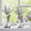 Face Vases For Flowers Ceramics Statue Flower Vase Body Vase Modern Minimalisms Style Face Pots Bust Head Shaped For Birthday 2