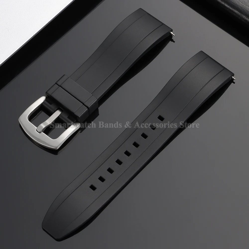 Silicone Quick Release Watch Strap - Universal Wrist Band for Smartwatch Accessories