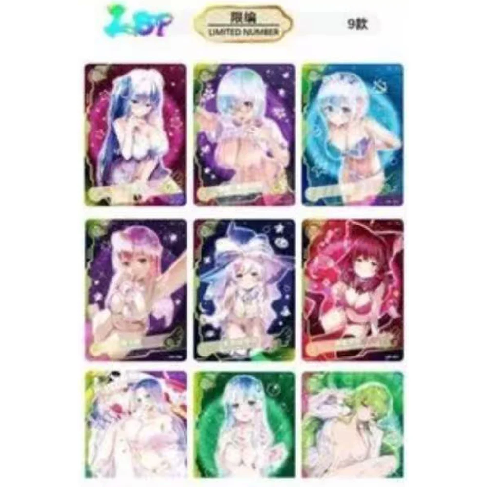 Girl Maiden Party Super Hidden Swimsuit Series Board Game Cards Anime Goddess Character Toy for Children Gift