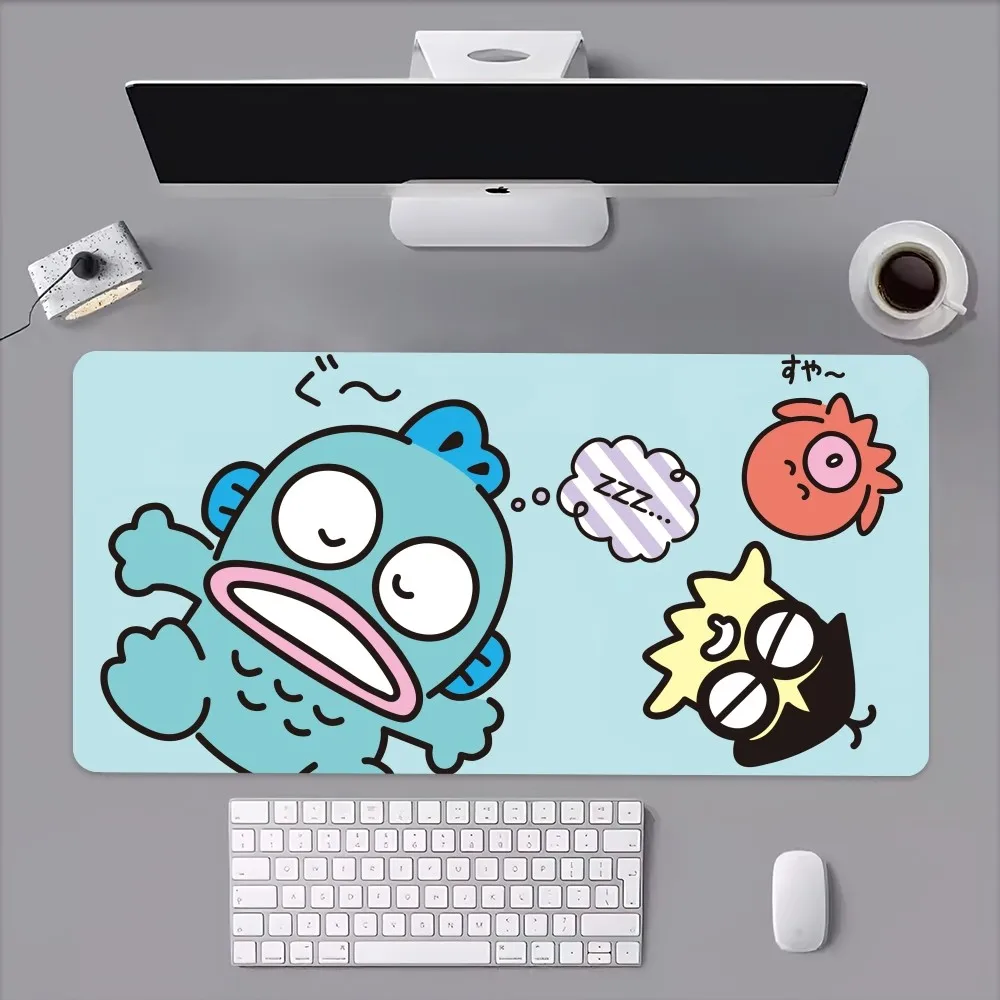 MINISO Sanrio Funny Hangyodon Cute Mouse Pad Computer Laptop Gaming Office Wrist Guard Non Slip Keyboard Pad 4