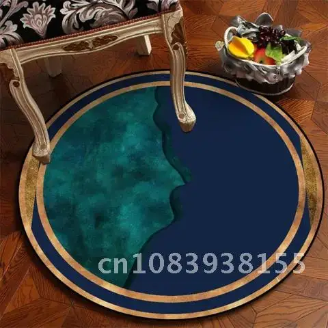 

Kiss Bubbele Rong Rugs Fashional Design For Living Room Carpet Bedroom Home Decor Chair Mat Green Gold Style Anti Slip Delicate