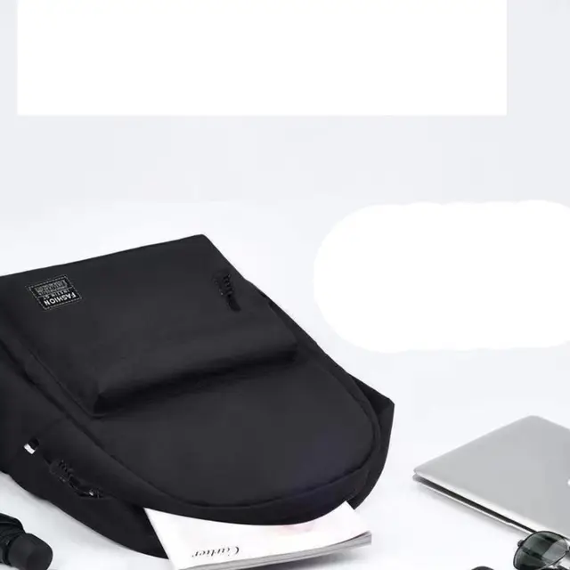 Trendy Men's Minimalist Backpack Versatile Backpack Large Capacity Student Backpack Computer Travel Bag Washable  Backpack 5