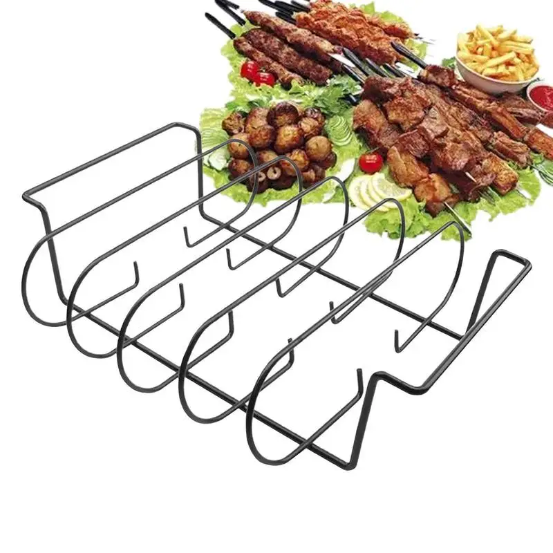 RibRackstainlessSteelBarbecueDrumsticksHolderRoastingStandOven