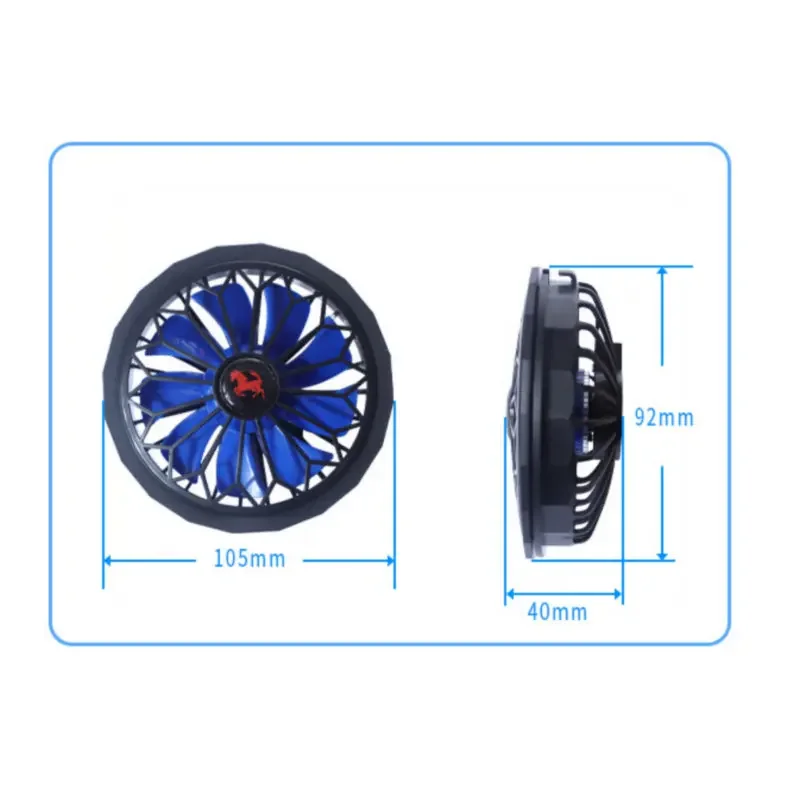 Air Conditioner Fan USB Electric Fan Cooling Vest For Men Outdoor Summer
