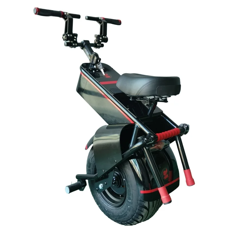 Adult Electric Motorcycle Scooter One Wheel Self Balancing Scooters 18 Inch Fat Tires Electric Unicycle 1500W Motor Speed 25KM/H