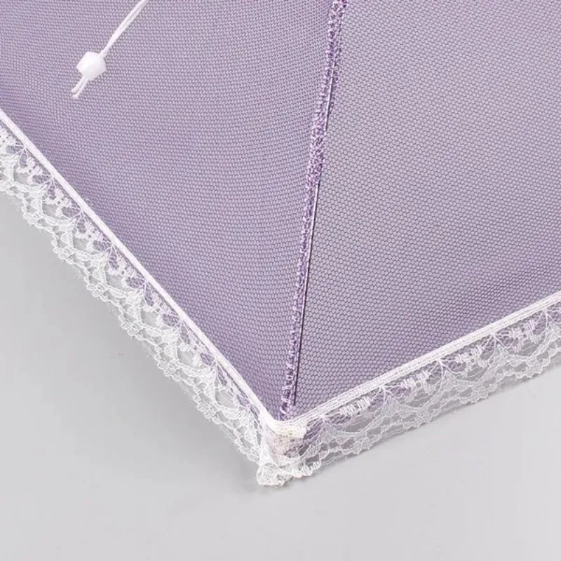 Foldable Food Mesh Covers Anti Fly Mosquito Net Cover Umbrella Picnic Protect Dish Mesh Kitchen Accessories 1 Pc