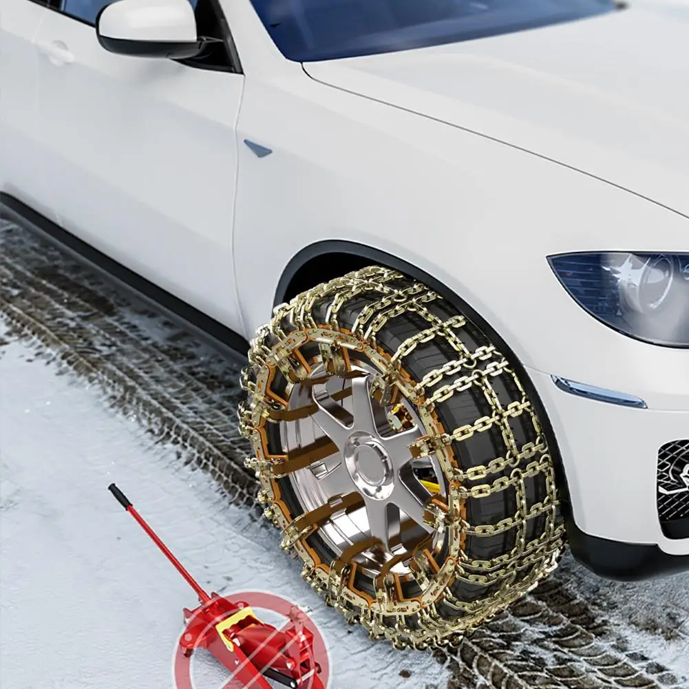 Tire Chains Snow Auto Tire Snow Chains Auto Tire Anti-skid Chain Mud Sand Metal Anti-skid Chain 195 285mm Car SUV Tires