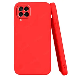 Premium TPU Soft Back Cover - Durable Protective Case for Samsung M33 5G (Red)