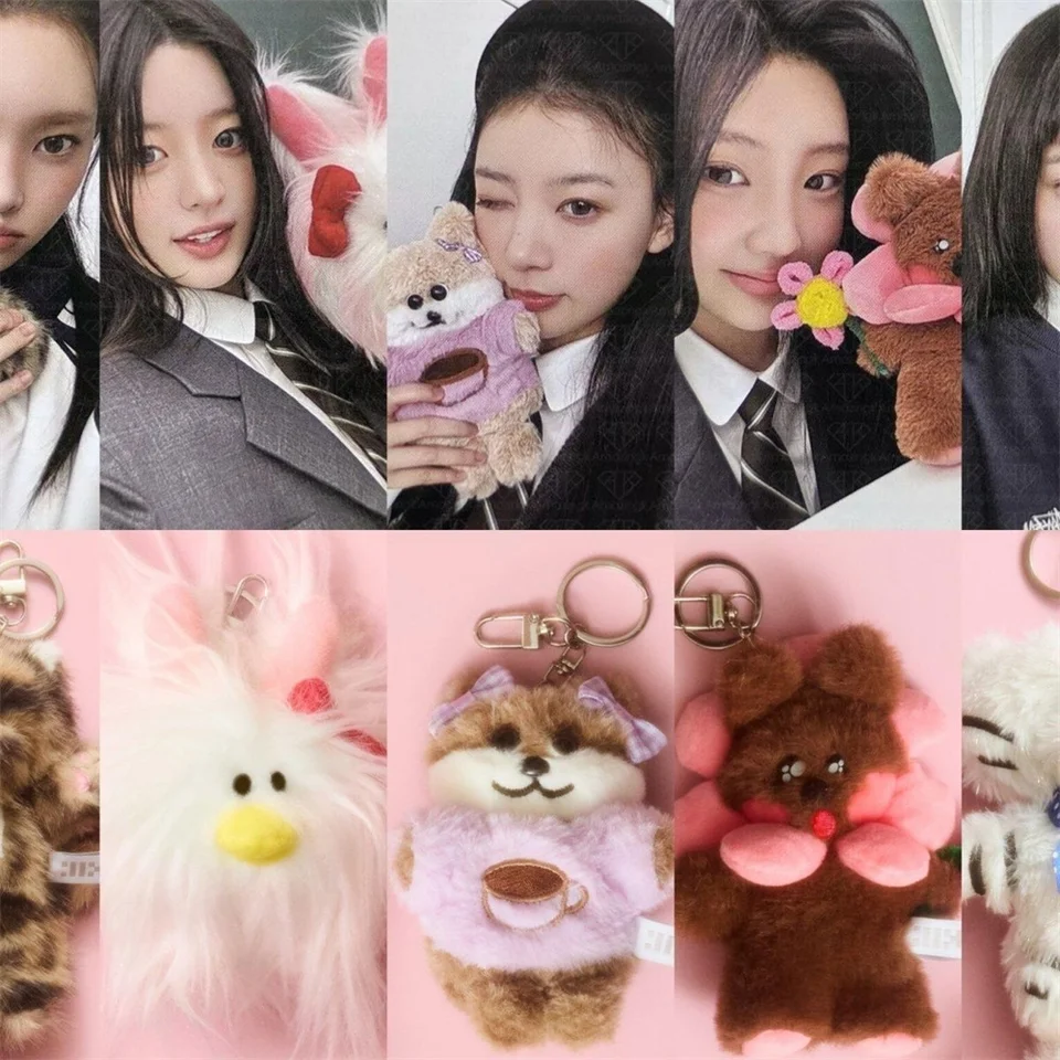 illit ミンジュ　ぬいぐるみ　公式品 ILLIT 公式 キャラクター ぬいぐるみ スクエア カード トレカ