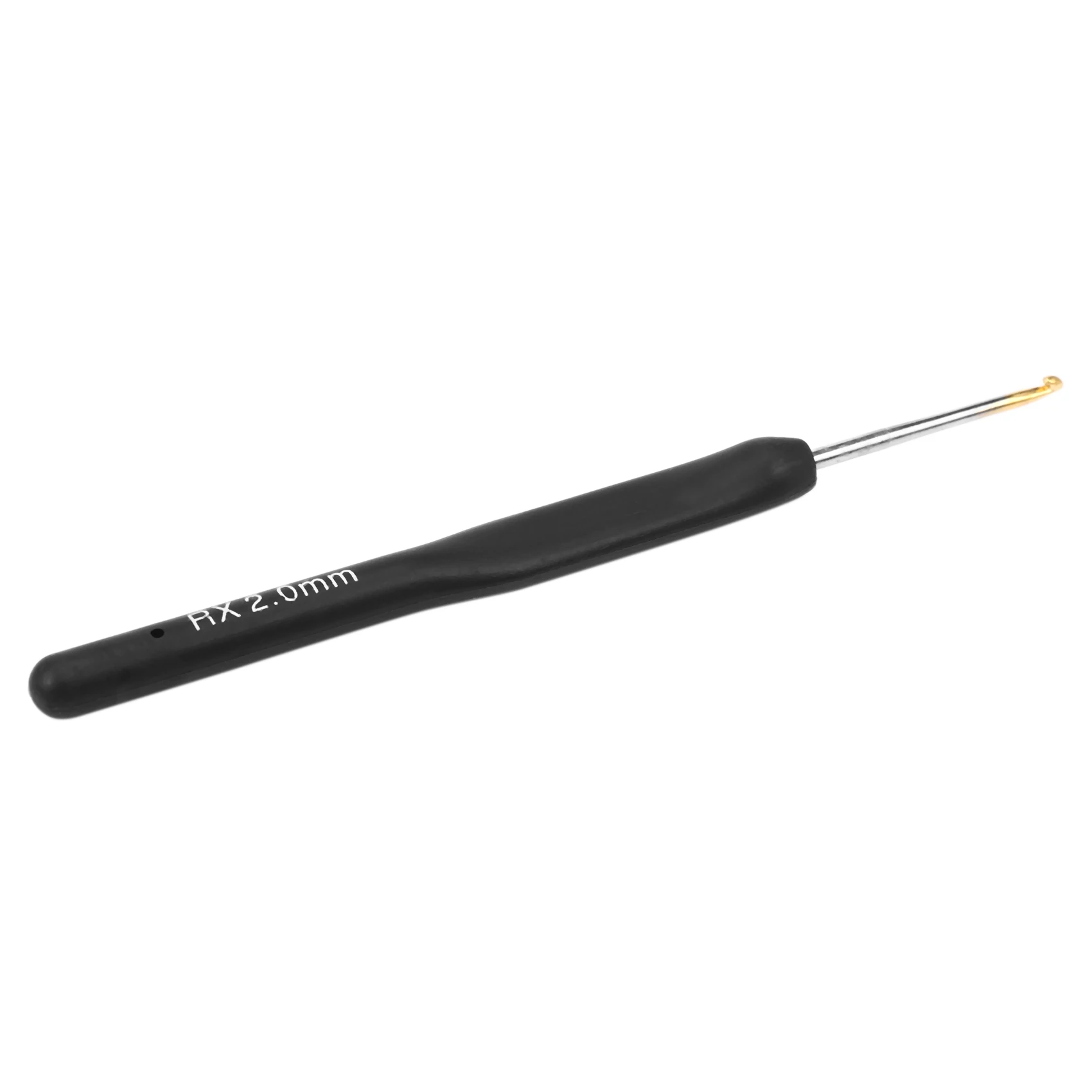 8Pcs / set Black Knitting Needles Plastic Handle Crochet hooks Knit DIY Craft Loom Tool Weaving Kit Braid crochet hooks hair extensions tool
