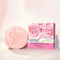 Pink rose shampoo soap, essential oil, handmade soap, nourishing, oil controlling, stain removing, floral fragrance overflowing 1