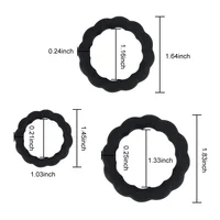 3 stücke Silikon Samen Lock Ring Männer Ejakulation Verzögerung Cock Ringe Sex Spielzeug Männlichen Erwachsenen Leucht Locking Ring juguetes para adulltos 5