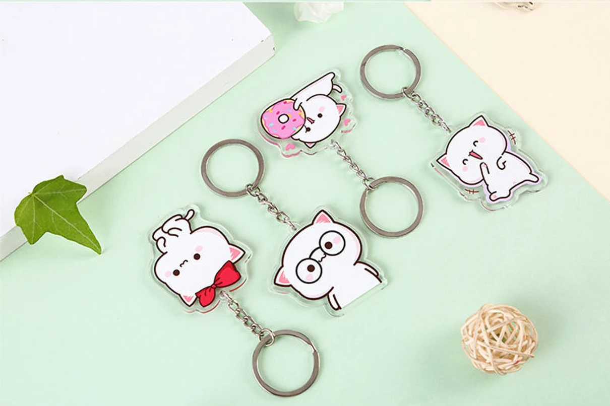 Mitao Cat Acrylic Keychain