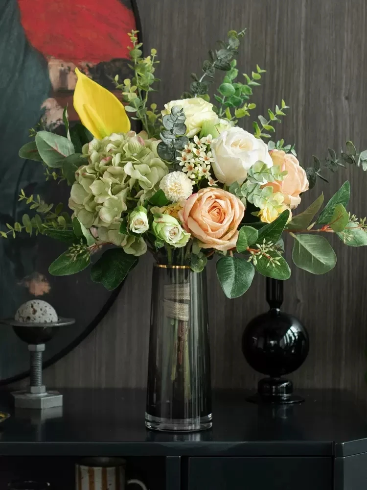 

Light luxury bouquet simulation flower living room table decoration