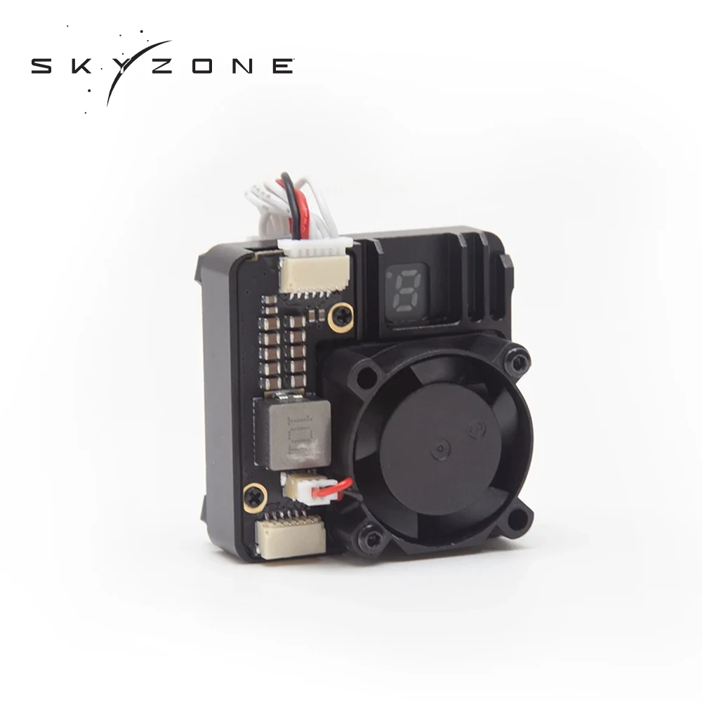 SKYZONE 5.8G FPV VTX 비디오 송신기 TX2501 CNC 쉘 2.5W 56CH 장거리 fpv 드론 용 안테나가있는 ..