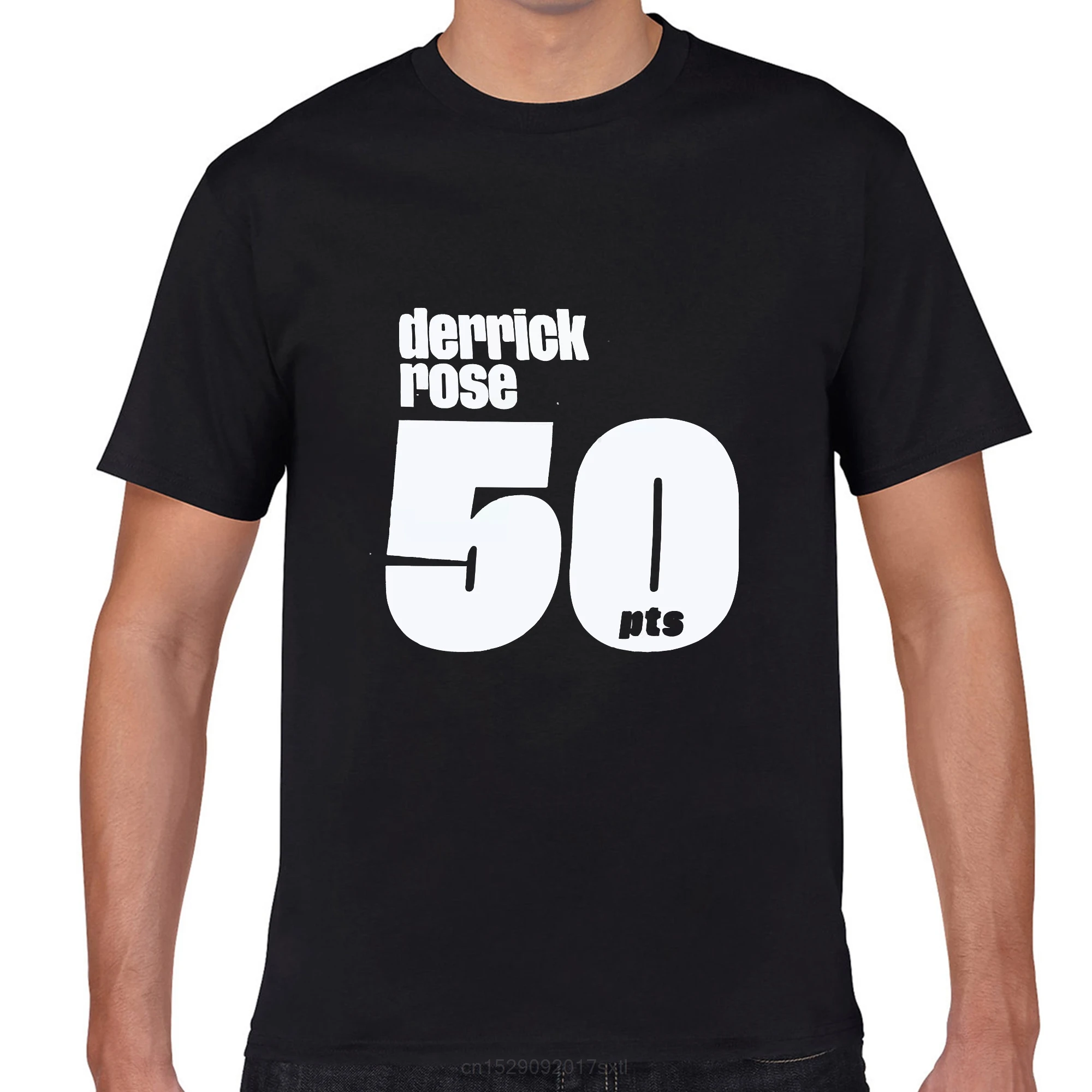 

Мужская баскетбольная футболка Derrick Rose, Классическая хлопковая Футболка с 50 очками, S0148