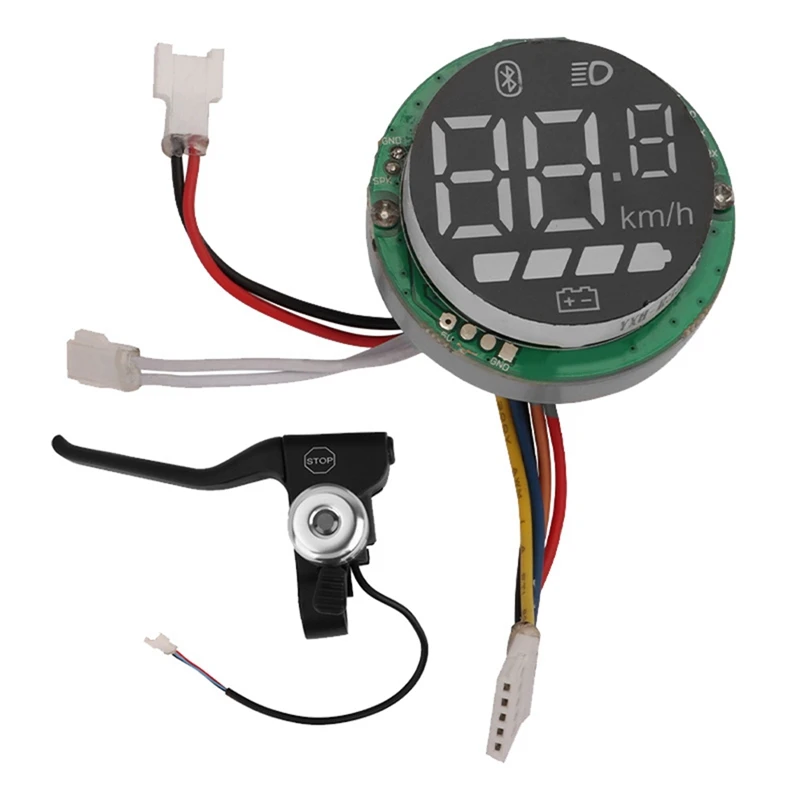 

Bluetooth Meter Display Dashboard With Numerical Switch+Brake Handle With Bell For GOTRAX GXL V2 Electric Scooter Easy Install