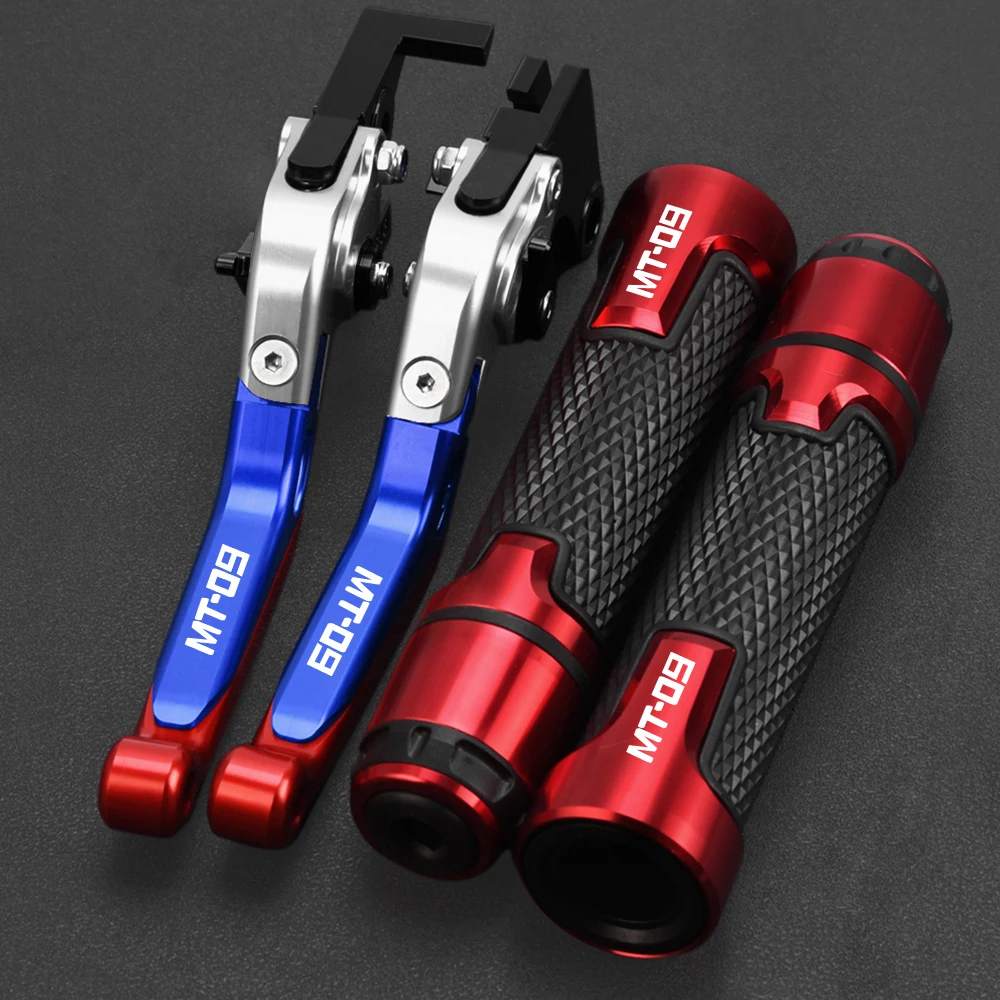 

Motorcycle Accessories Adjustable Brake Clutch Levers Handlebar Grips FOR YAMAHA MT09 MT 09 MT-09 2013-2021 2020 2019 2018 2017