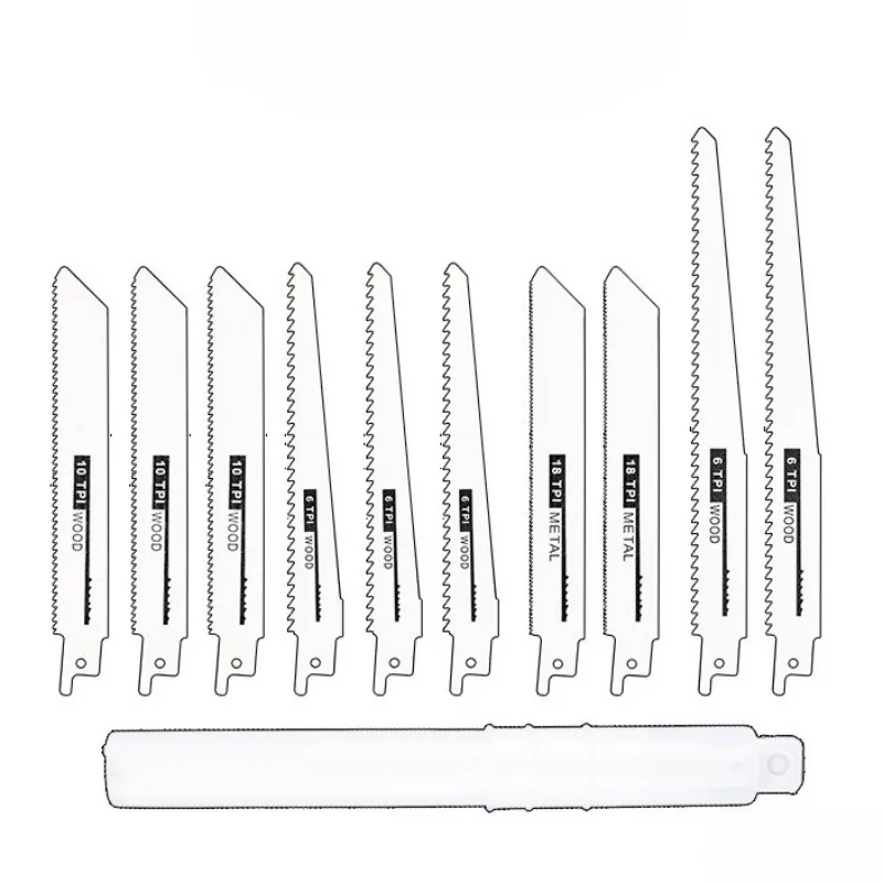 10 ШТ. Полотна для шабельних пилок Аксесуари для багаторізних інструментів для деревини, металу, пластикових труб