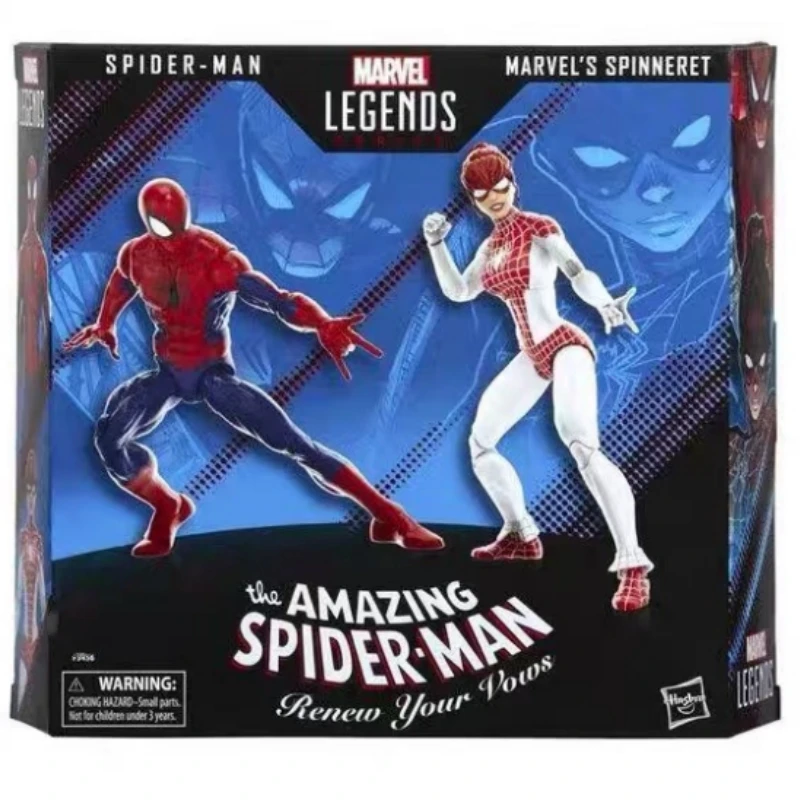 

Marvel Legends Action Figure Spinneret Mary Jane Watson 6" From Renew Your Vows Retro Amazing Spiderman Peter 2Pack Parker Toys