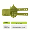 Rubber Self-Grooming Cat Scratcher - Wall & Table Leg Mountable, Flexible Bristles, Non-Electric Pet Massage, Fur Removal Tool 2