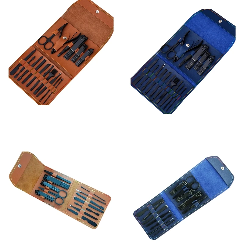 

12/16 упаковок маникюрный набор для женщин и мужчин, кусачки для ногтей, набор из нержавеющей стали, портативные аксессуары для