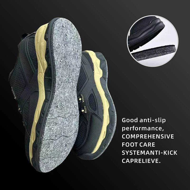 DYA1VVA Men Waterproof Fishing Shoes Women Low Height Comfortable Hiking Trekking Shoes Lightweight Anti Slip Outdoor Breathable