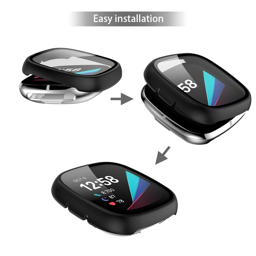 Fitbit Versa 3 ü ȭ  Ʈ ġ ȣ Ŀ ̽ Fitbit Sense/Versa 3  ȭ ȣ ȭ  