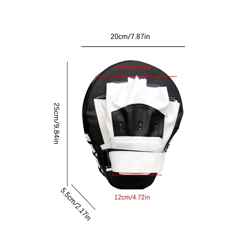 Boxing gloves boxer target martial arts target 1PCS boxing pad protection gloves punch training protector PU leather punching mittens fighting kick muay thai target board