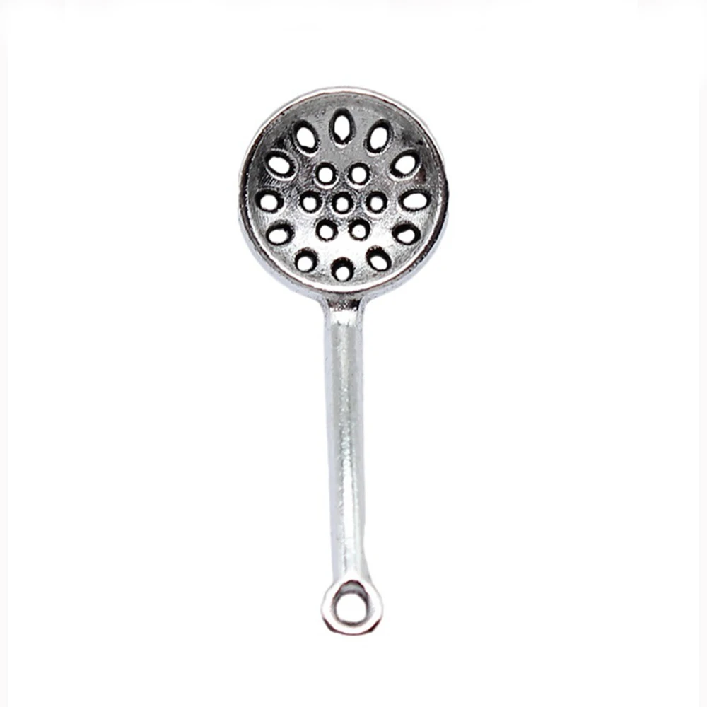 

Fashion Alloy Colander Kitchenware Antique Silver Color Jewelry Charms 12*31mm 20pcs A015